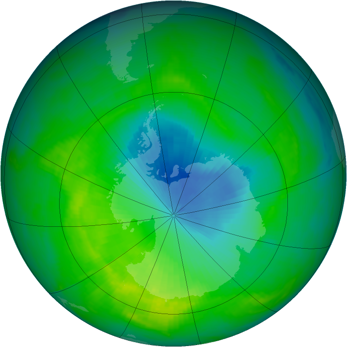 Ozone Map 1984-11-16